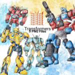Transformers Watercolor Clipart Bundle Robots PNG (Digital Download) - Image 1