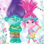 Trolls Clipart Bundle PNG Dreamworks Glitter Cartoon (Digital Download) - Image 2