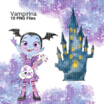 Vampirina Girl Clipart Bundle Disney TV Show PNG (Digital Download) - Image 4