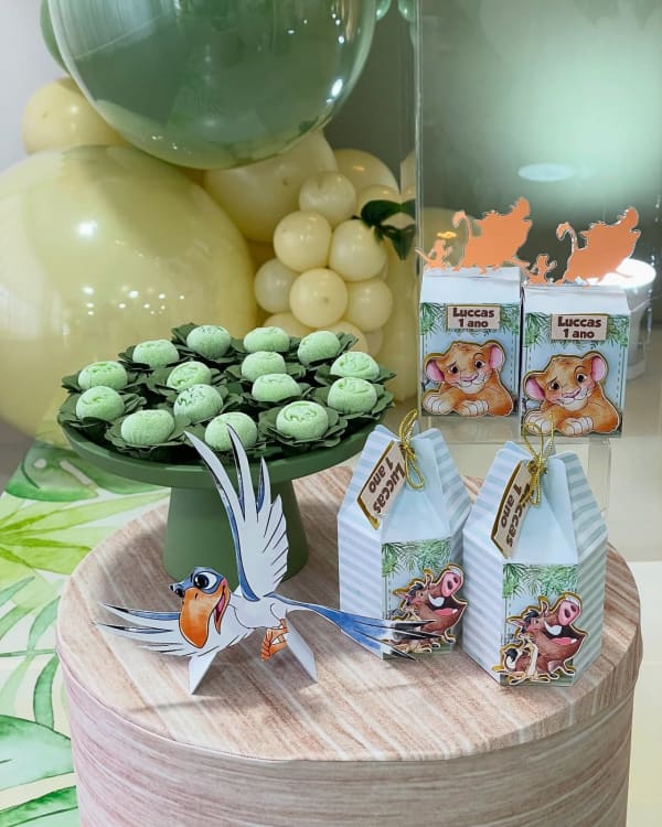 Lion King favor boxes