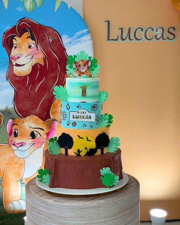 Lion King birthday cake