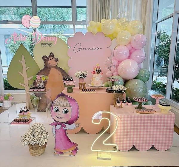 Masha and the Bear party