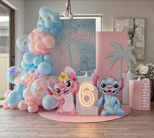 Stitch and Angel 6th birthday