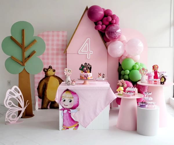 Masha and the Bear 4th birthday
