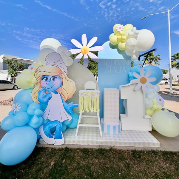 Smurfette 1st birthday