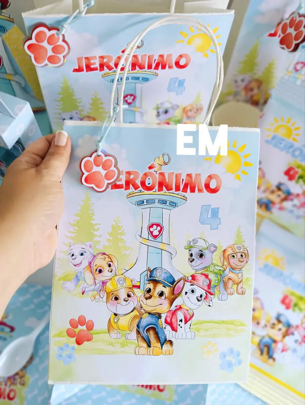 Paw Patrol party favors
