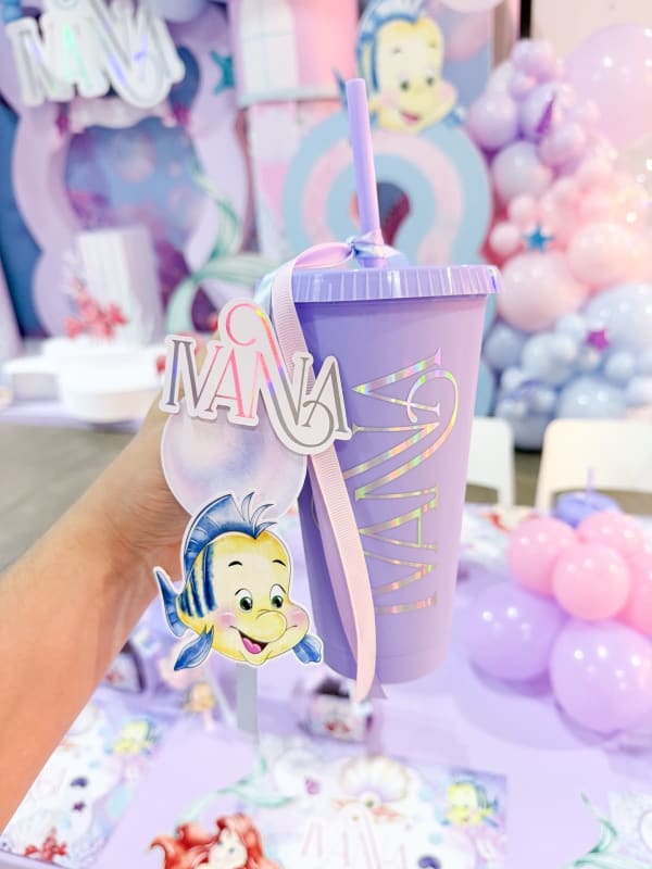 Flounder tumbler topper