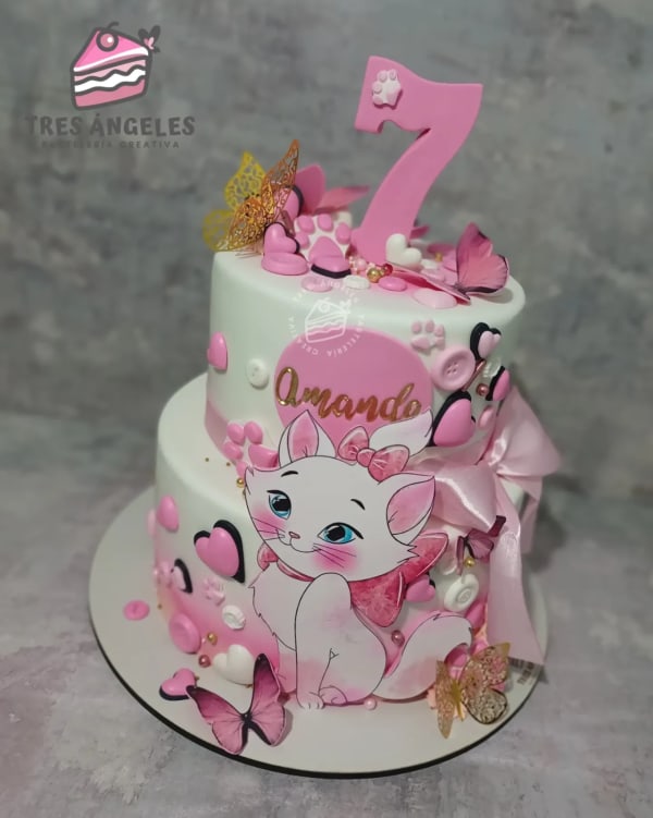 Marie Aristocats birthday cake