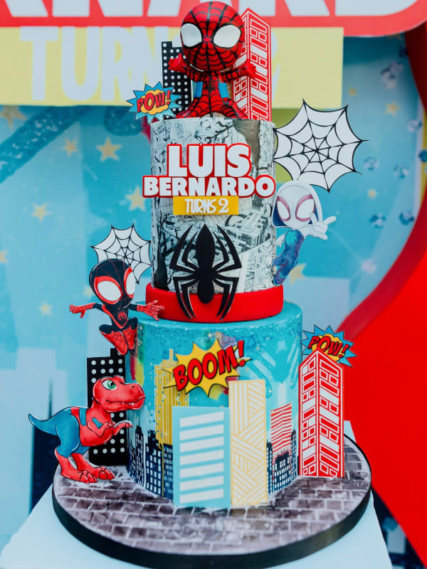 Spidey and friends birthday party