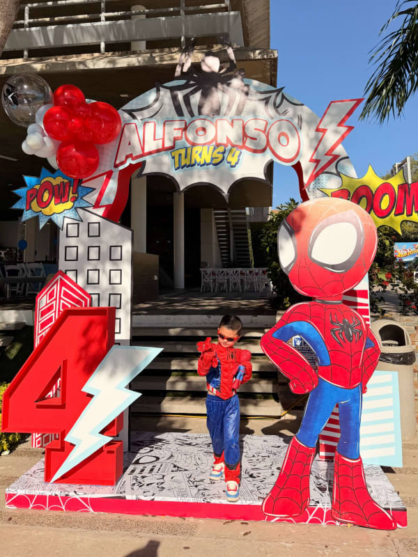 Spidey and friends birthday party