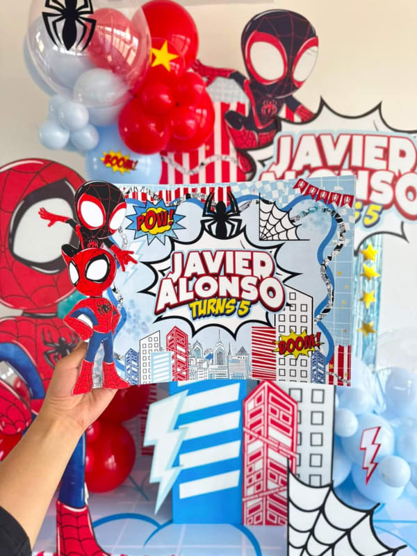 Spidey and friends birthday party