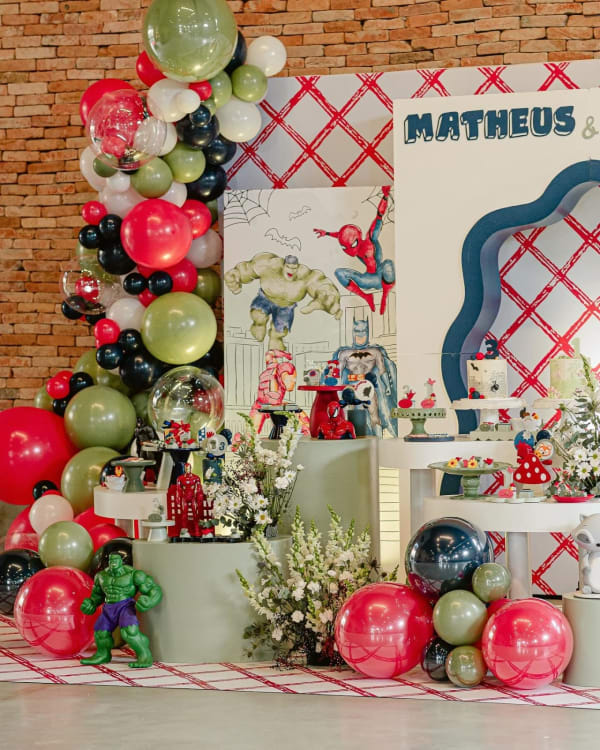 Superheroes birthday party