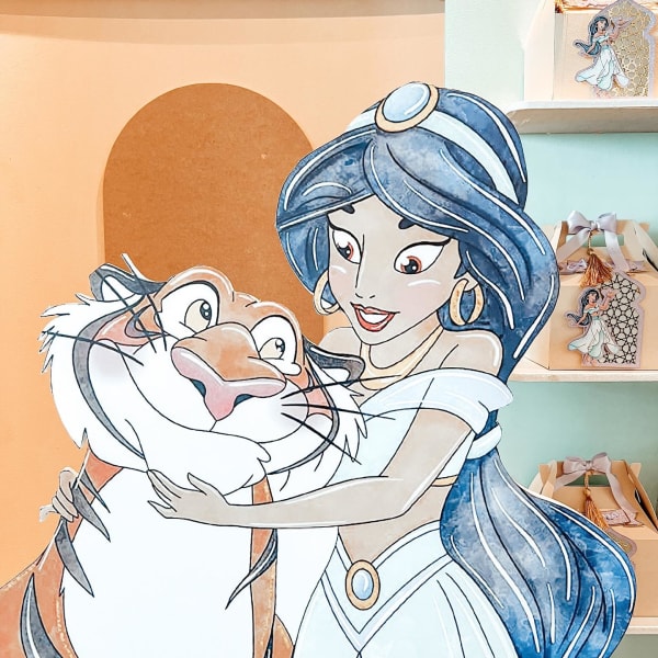 Jasmine and Aladdin 7th birthday