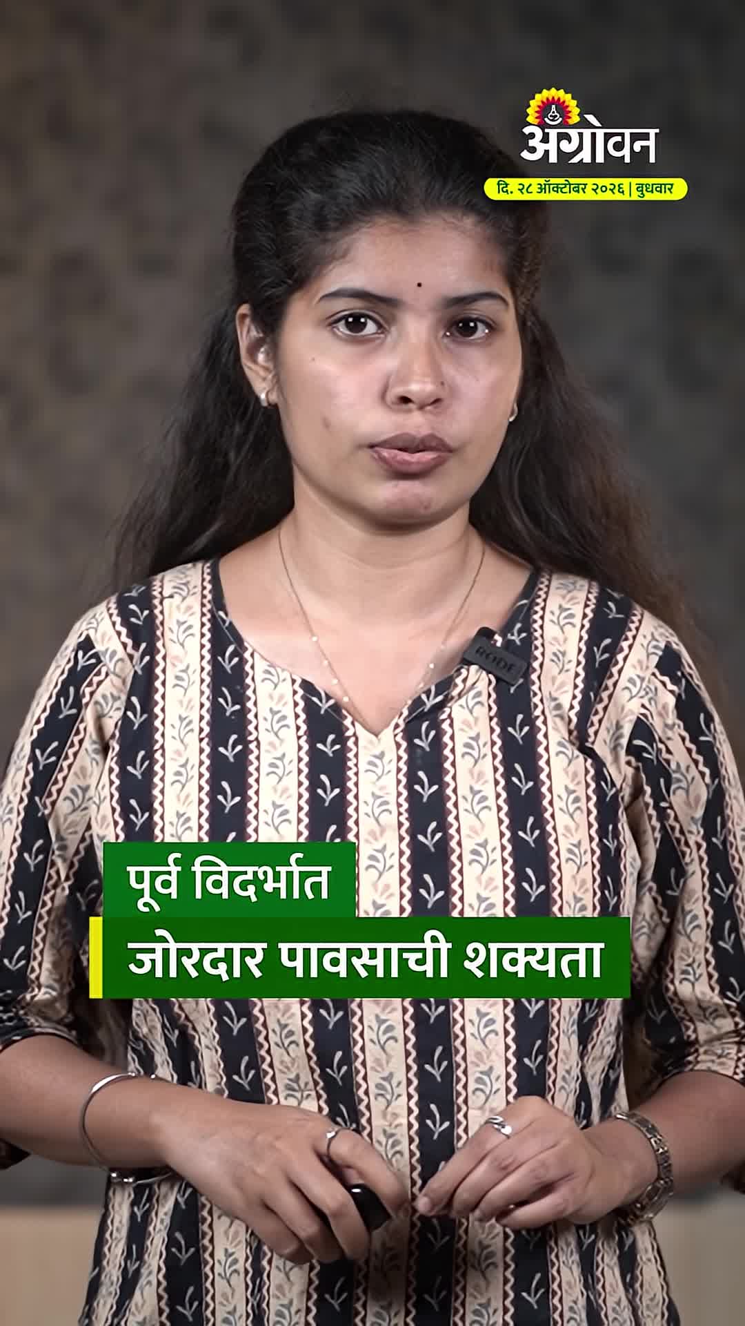 हवामान इशारा: पूर्व विदर्भात वादळी वाऱ्यासह मुसळधार पावसाचा अंदाज; गडचिरोली व लगतच्या जिल्ह्यांना ऑरेंज अलर्ट