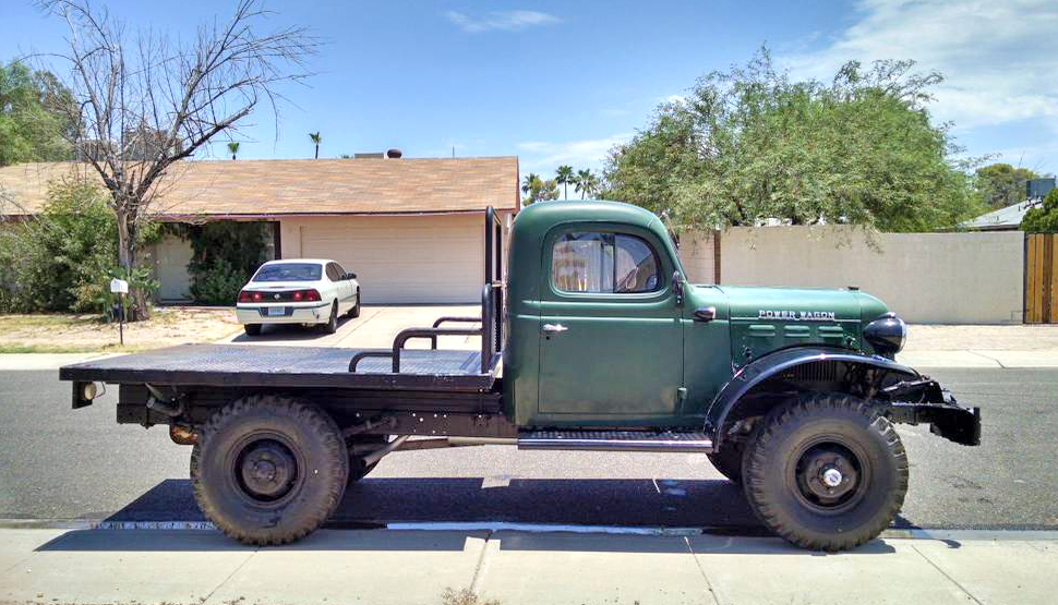 Restored B 1 Pw Flat Bed 1949 Dodge Power Wagon Zero260