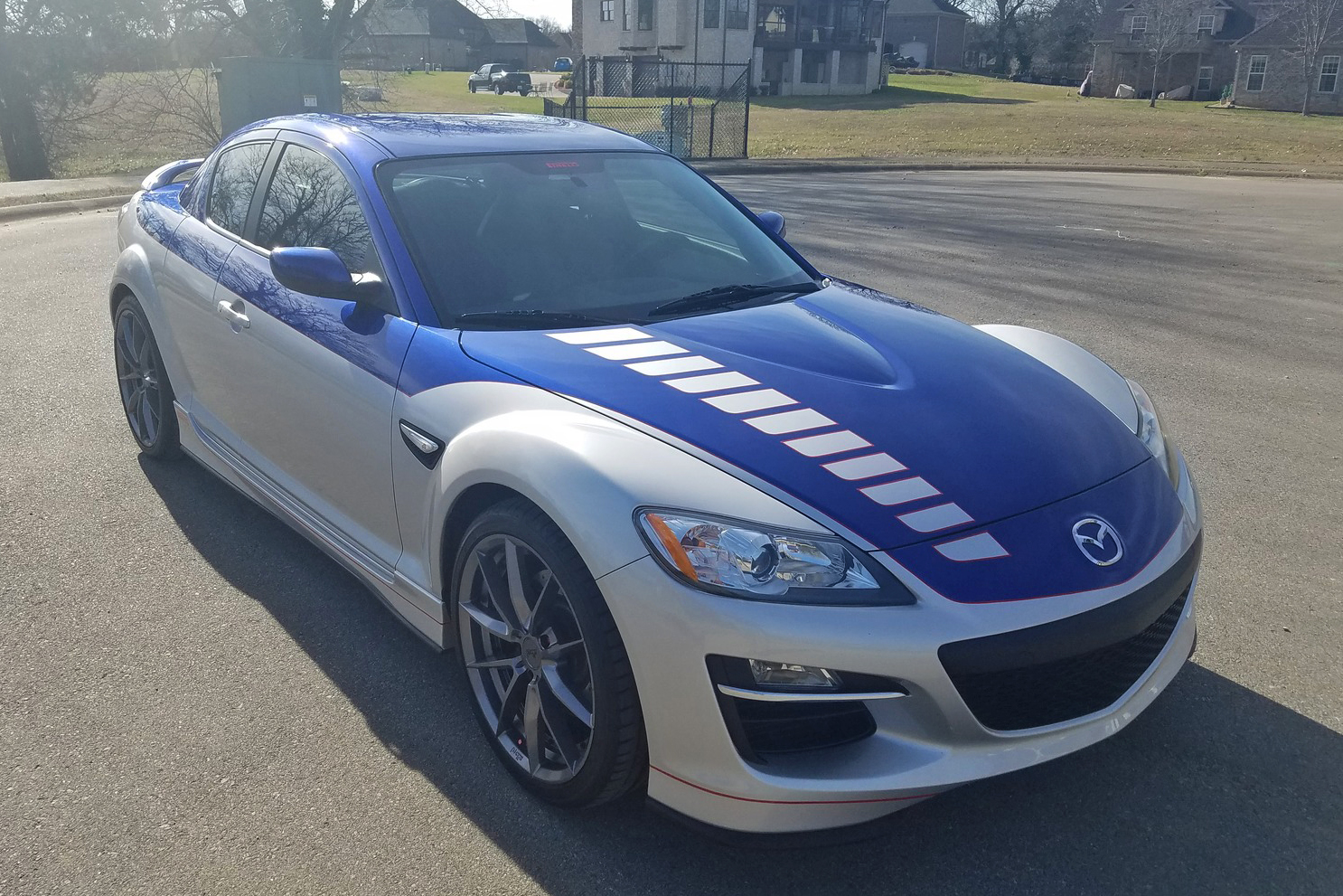 mazda rx8 custom blue