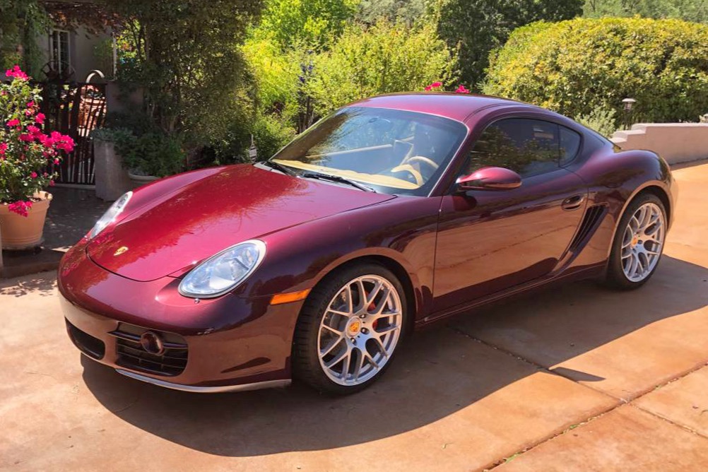 Carmon Red Metallic Type 987 32k Mile 06 Porsche Cayman S 6 Speed Zero260