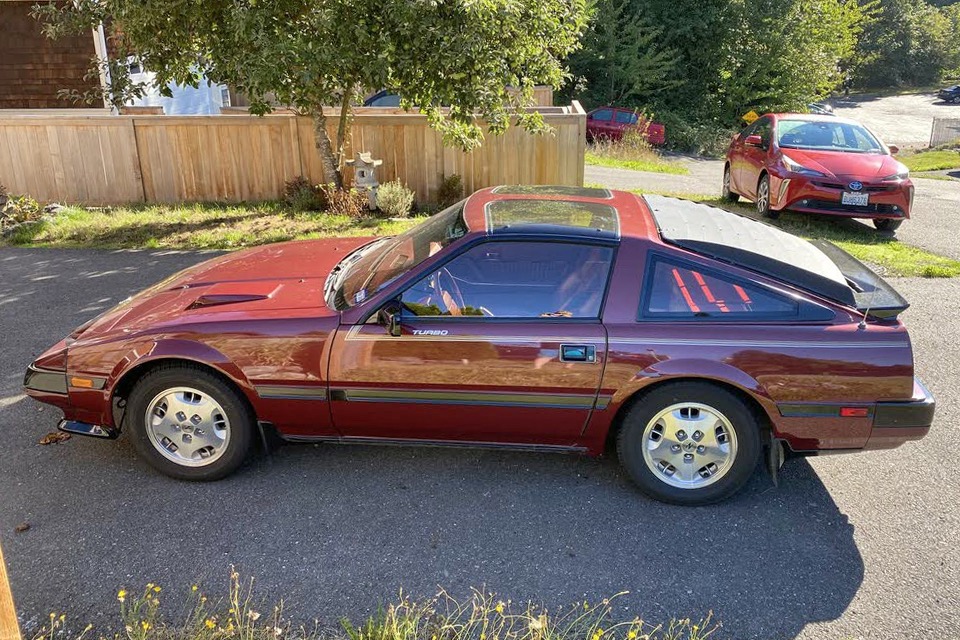 First Year Z31 In Wine Red Metallic 17k Mile 1984 Nissan 300zx Turbo 5 Speed Zero260