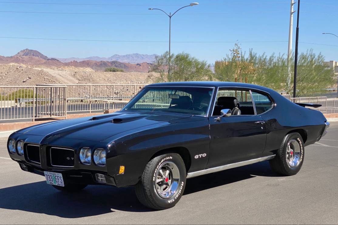 Menacing In Black 1970 Pontiac Gto Coupe Zero260