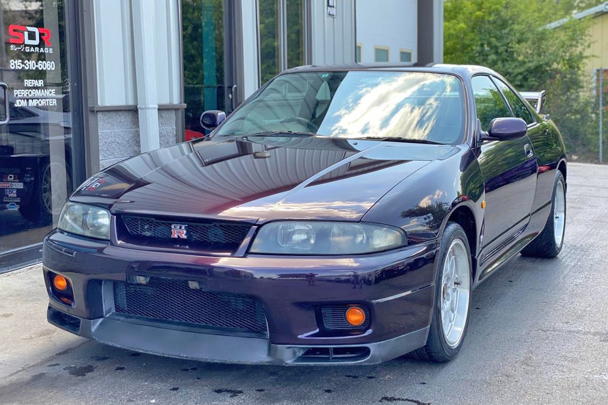 Midnight Purple Nurburgring King 1995 Nissan Skyline R33 Gt R Zero260