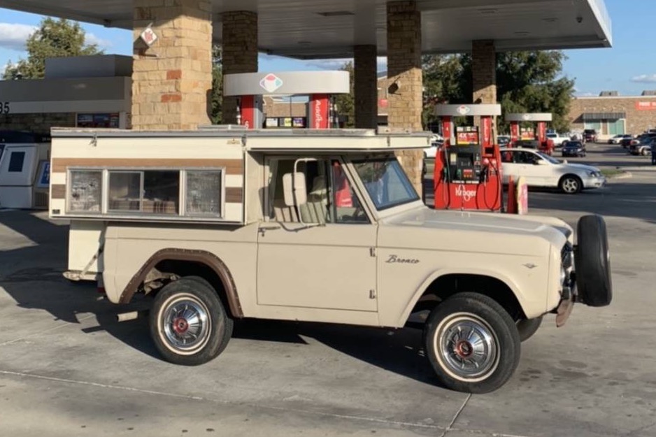 Well Traveled U15 With Vintage Pop Up Camper 1967 Ford Bronco 2 Zero260