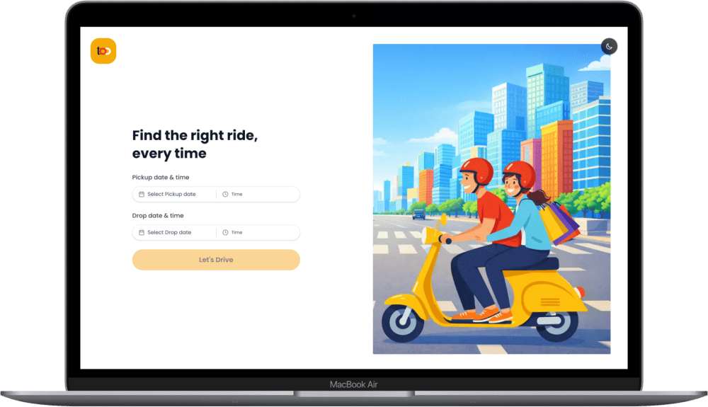 Toobikes — website screenshot