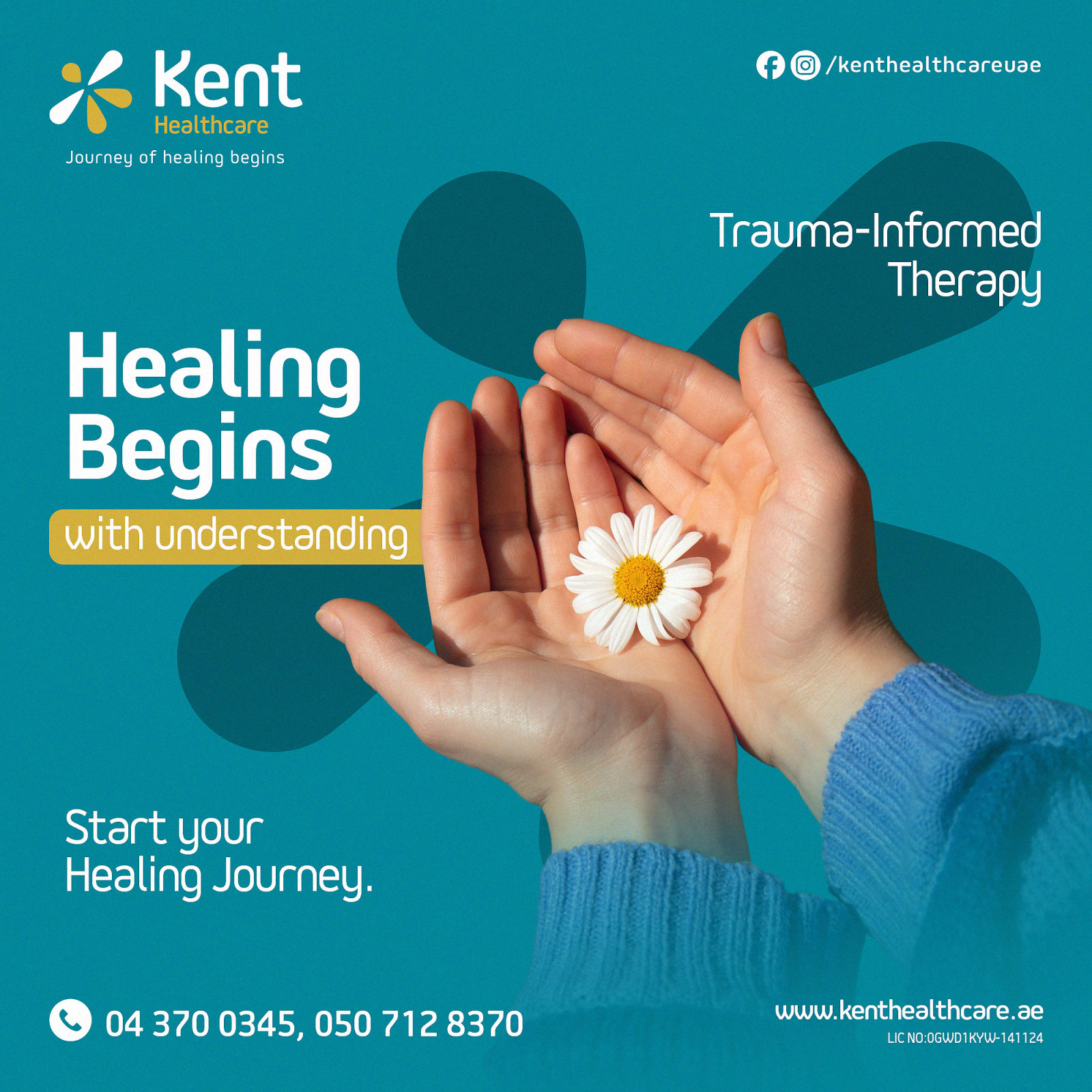 Kent Healthcare trauma-informed therapy campaign