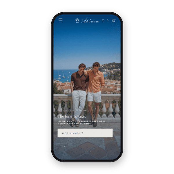 Abbara — mobile view