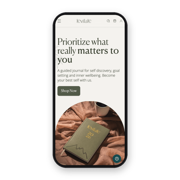 Levitate — mobile view
