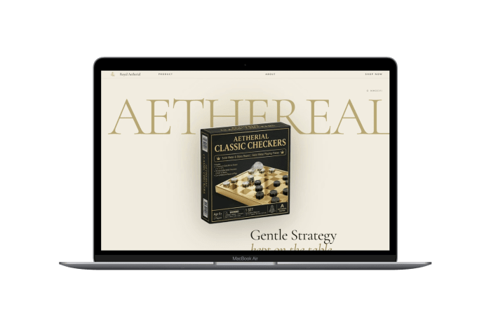 Royal Aetherial — website screenshot