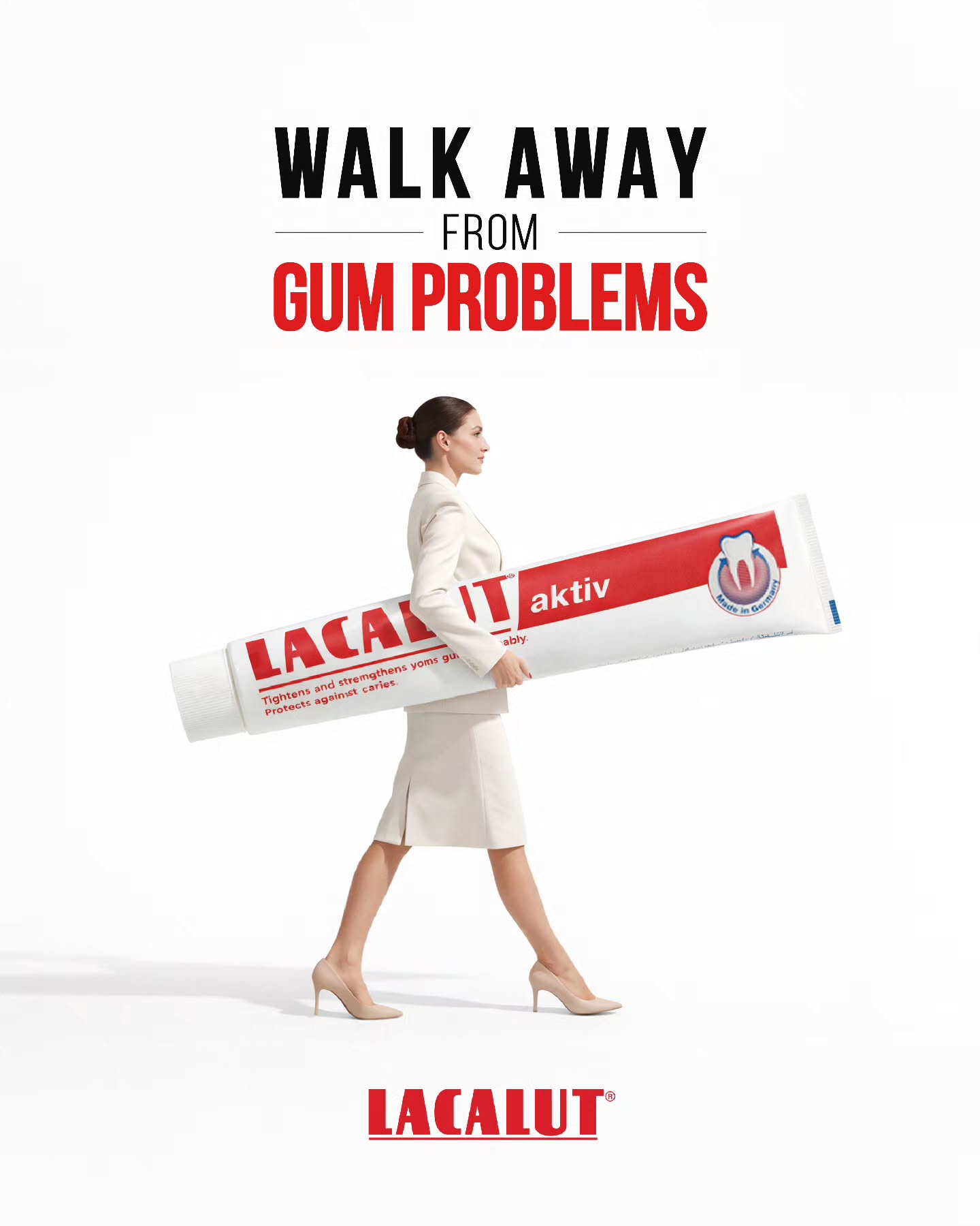 Lacalut Active gum-care campaign