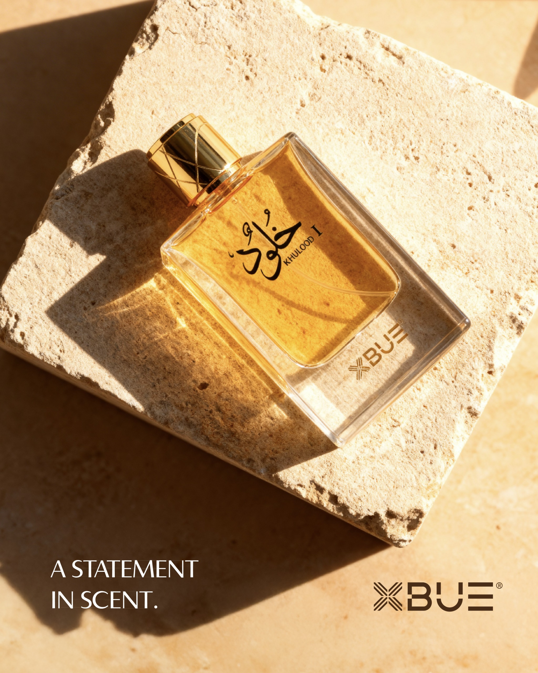 XBUE Khulood I fragrance on stone
