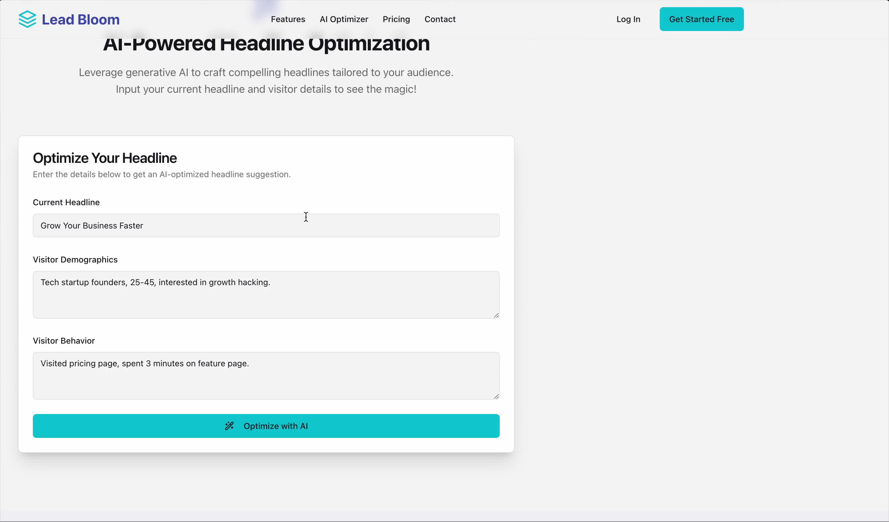Poster for Firebase Studio - Sales Optimized Landing Page