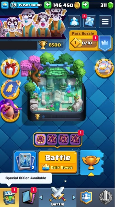 Clash Royale Account (IOS/Android) – Level 39 | Kings Tower 13 | 6500 Trophy | 110 Cards | 25 Emotes | 311 Gems | 146 k Gold Clash Royale Account (IOS/Android) – Level 39 | Kings Tower 13 | 6500 Trophy | 110 Cards | 25 Emotes | 311 Gems | 146 k Gold