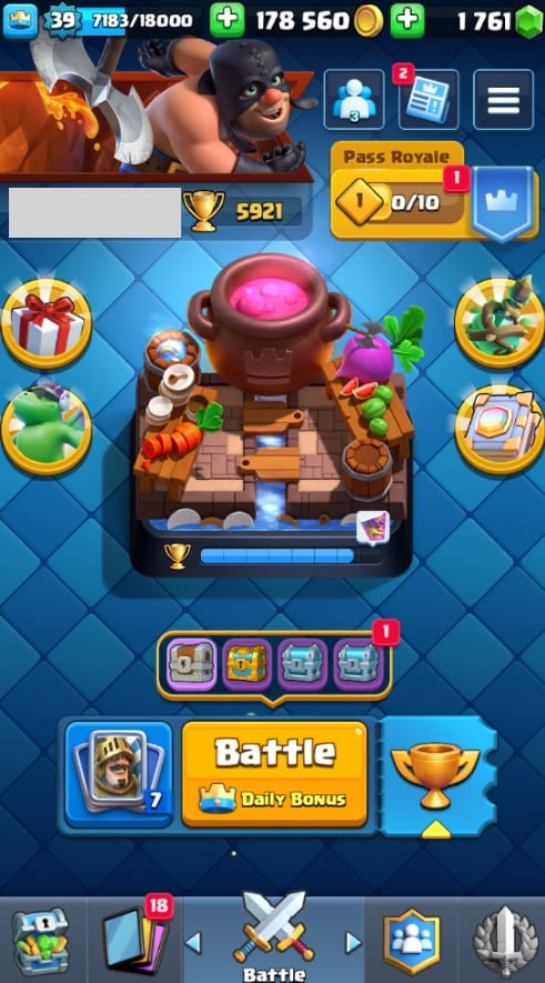 Clash Royale Account (IOS/Android) – Level 39 | Kings Tower 13 | 5921 Trophy | 109 Cards | 22 Emotes | 1761 Gems | 178 k Gold Clash Royale Account (IOS/Android) – Level 39 | Kings Tower 13 | 5921 Trophy | 109 Cards | 22 Emotes | 1761 Gems | 178 k Gold