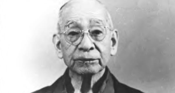 Chosin Chibana, leading master of Shōrin-ryū Karate, portrait