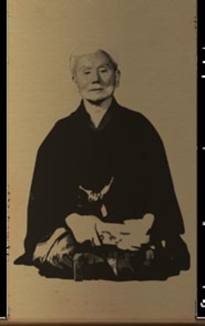 Gichin Funakoshi, founder of Shotokan Karate