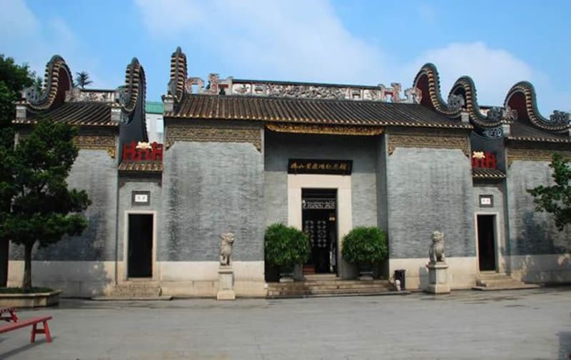 Die Wong-Fei-hung-Gedenkhalle in Foshan, Guangdong