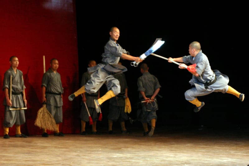 Shaolin-Kung-Fu-Vorführgruppe, China