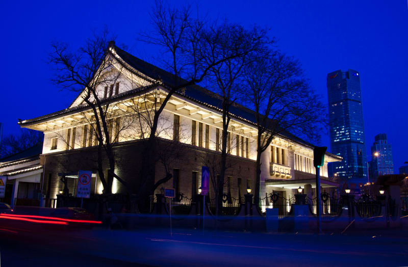 Ehemaliges Butokuden (武徳殿) in der japanischen Konzession von Tianjin, heute Nanjing Lu 228