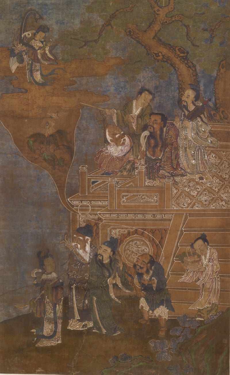Darstellung der Acht Unsterblichen, Namensgeber der Formen des Zui Quan