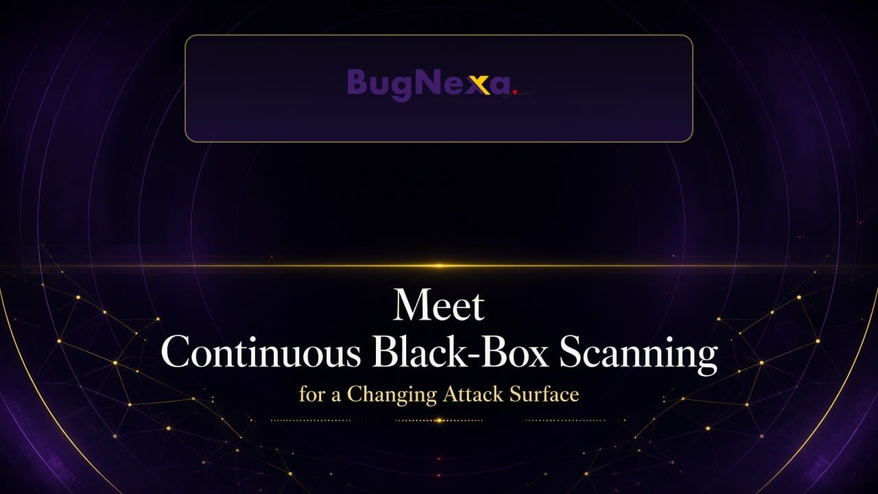 Meet BugNexa: Continuous Black-Box Scanning for a Changing Attack Surface