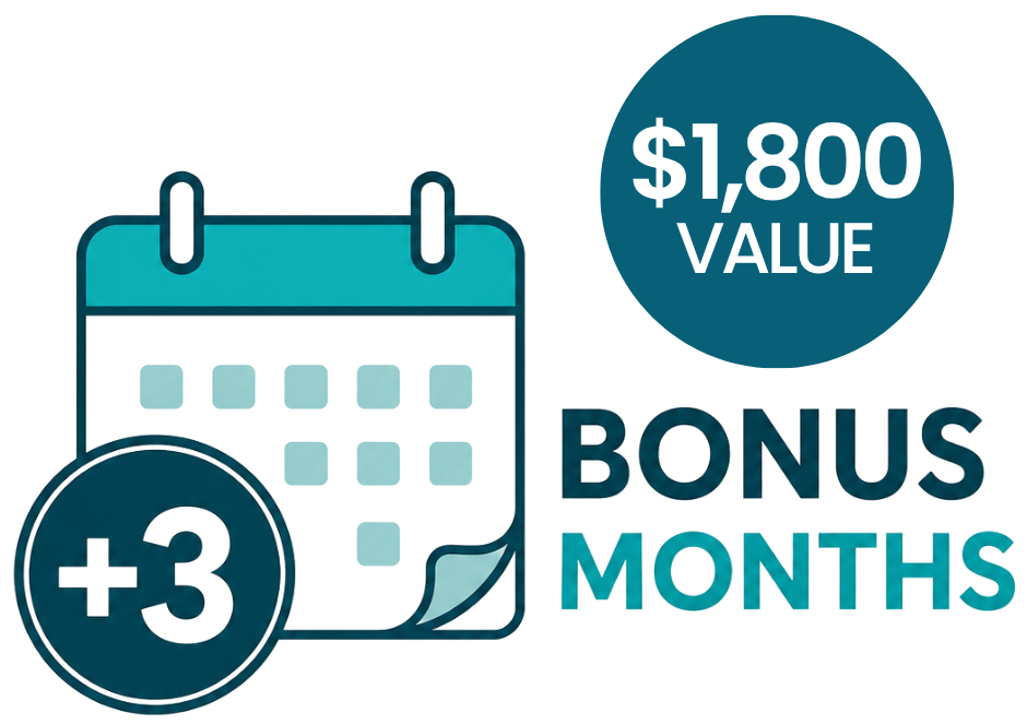 3 bonus months