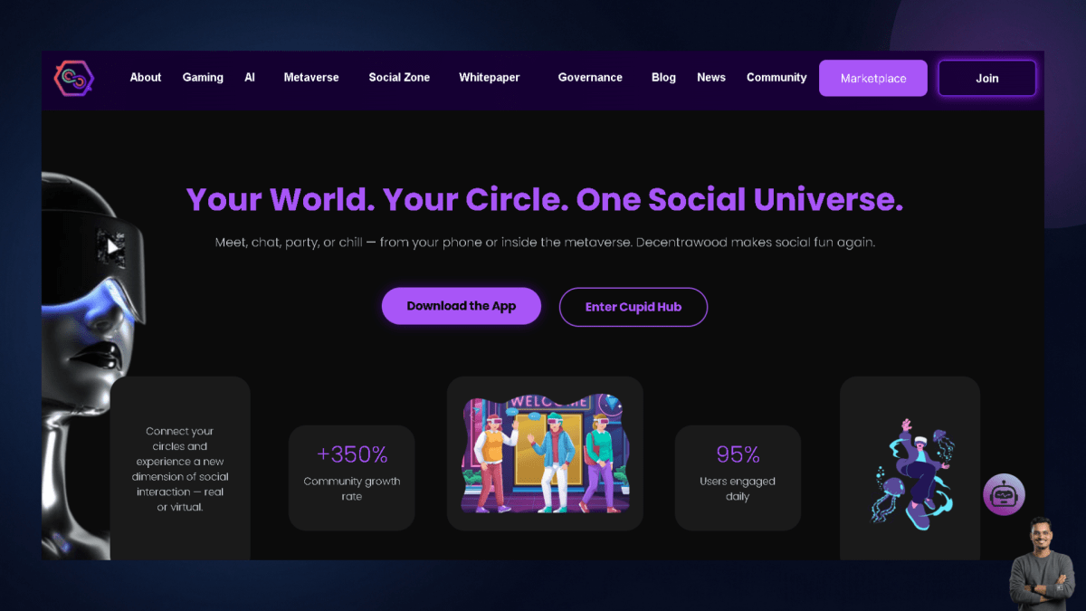 Decentrawood SocialZone