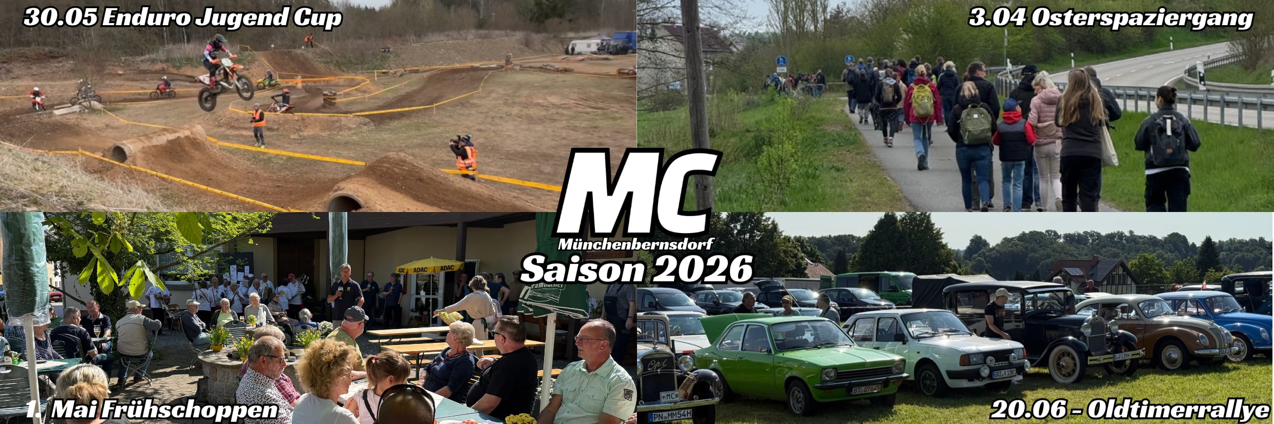 Saisonstart 2026 Volles Programm