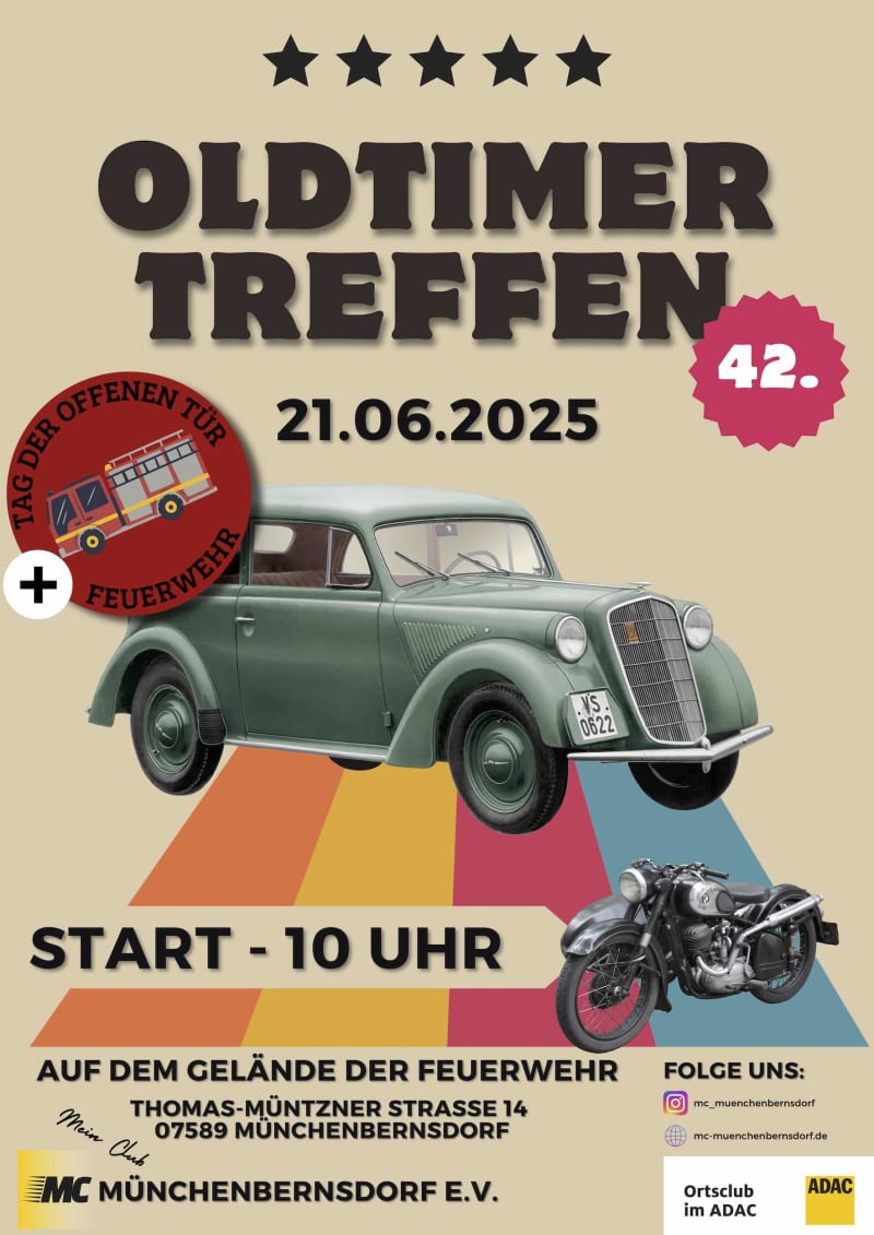 Poster: 42. Oldtimertreffen – Ergebnisse