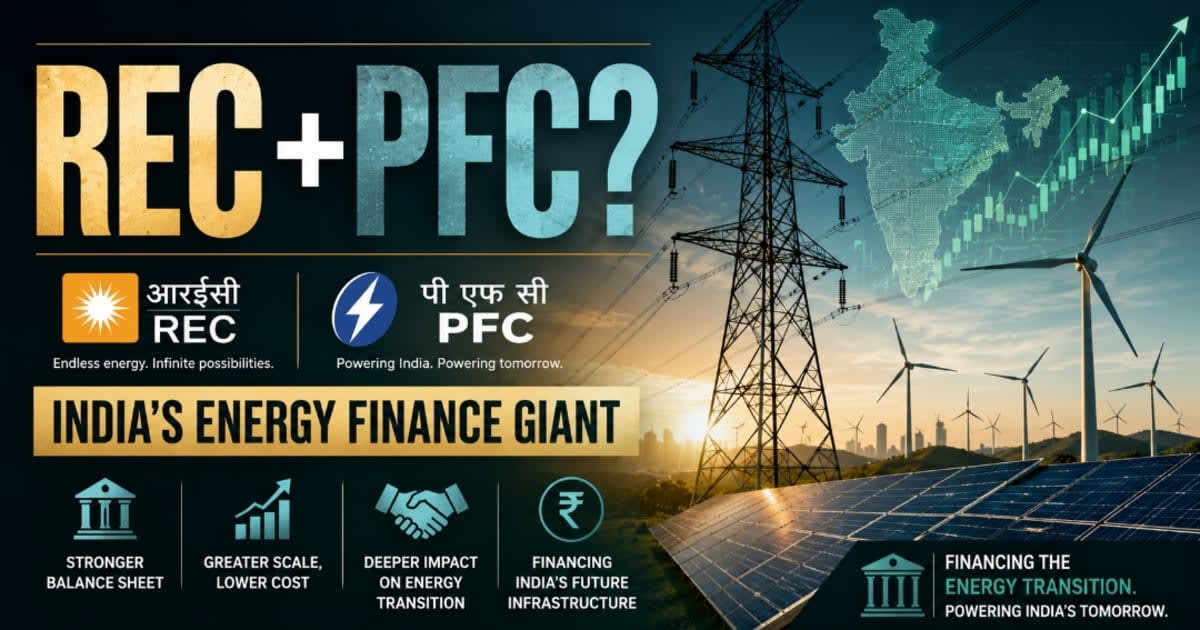 REC-PFC Merger Talk Isn’t Just About Consolidation. It’s About Who Will Finance India’s Energy Transition.