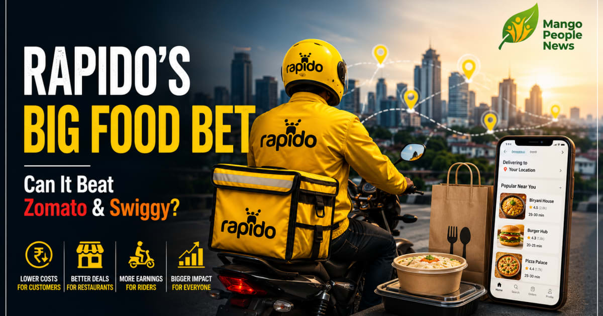 Rapido Wants To Reinvent Food Delivery: Can Its Low-Cost Model Challenge Zomato And Swiggy?