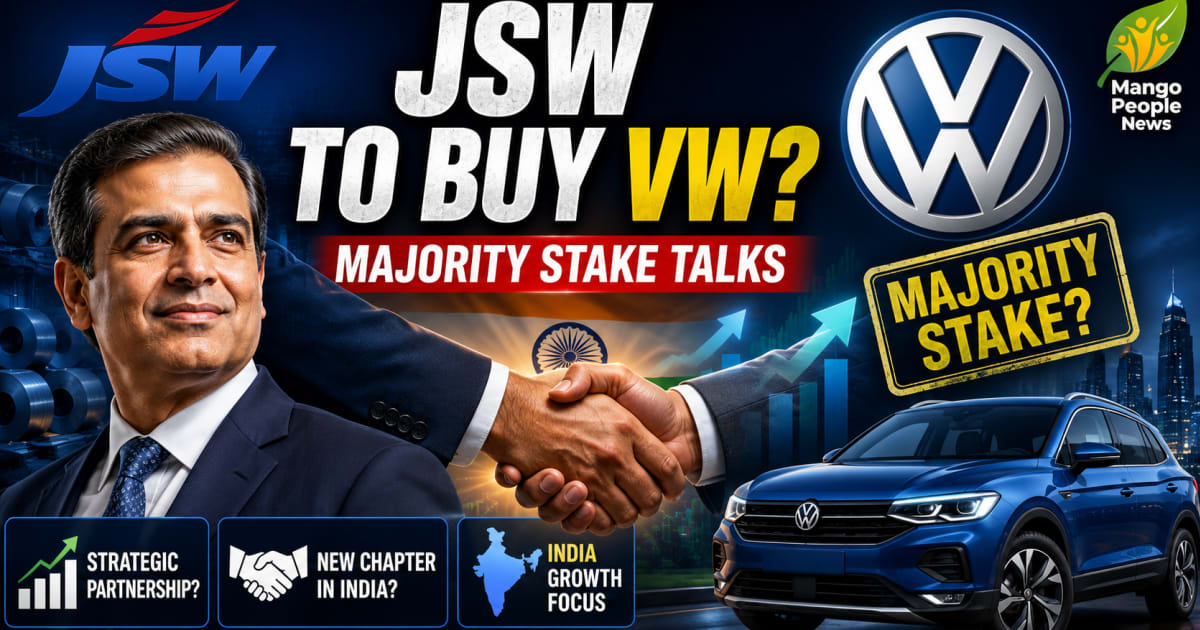 Volkswagen India- JSW Talks: What a Potential Stake Sale Says About the Carmaker’s Struggles