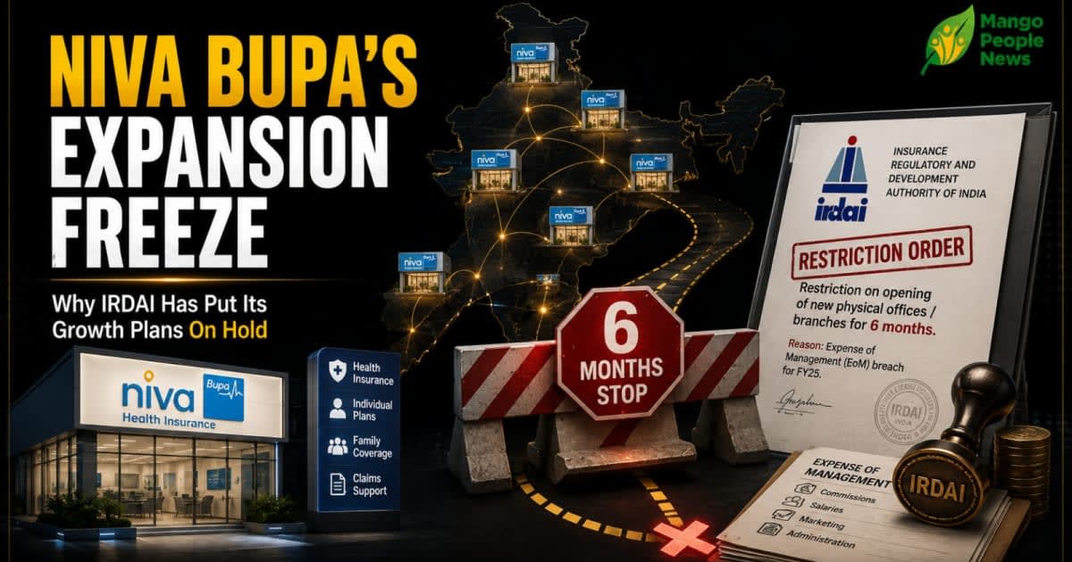 IRDAI Bars Niva Bupa From New Branches for 6 Months